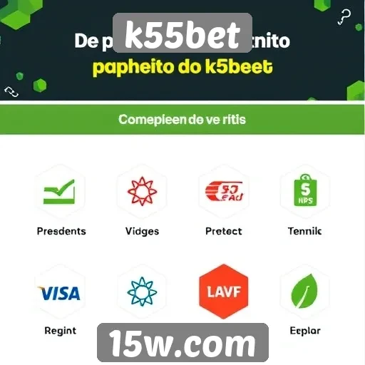 Métodos de pagamento aceitos no k55bet